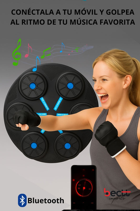 Maquina de Boxeo Musical Reacción Inteligente + Regalo GRATIS