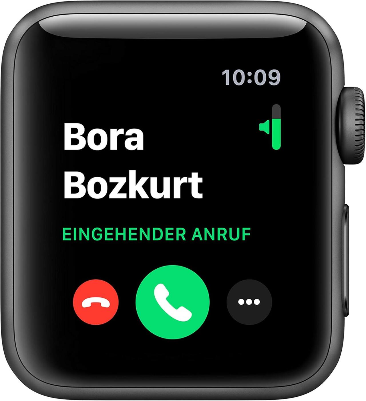 Smartwatch negro + Airpods (reloj inteligente)
