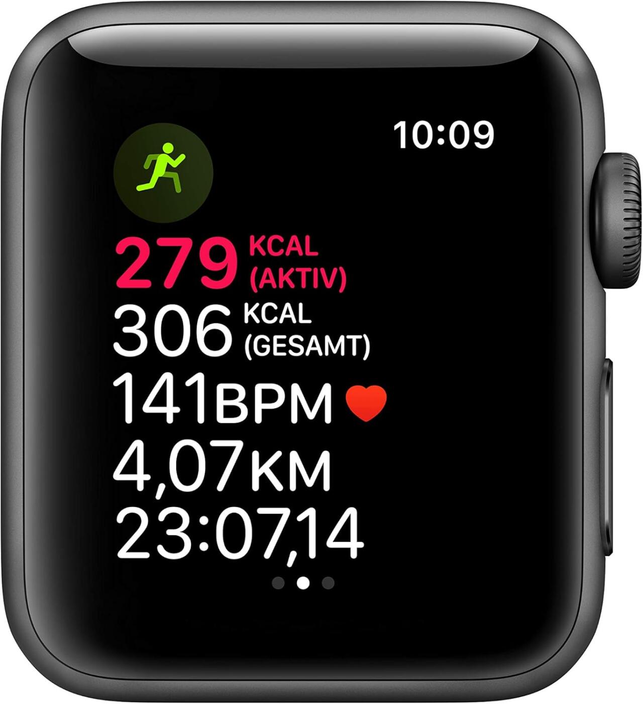 Smartwatch negro + Airpods (reloj inteligente)